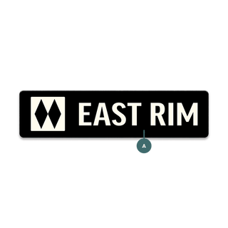 Ski Run Custom Signs: Black Diamond 2 - Souvenirs & Gifts Souvenirs & Gifts Out West Design Wood Magnet (Pack of 12) 5.75" x 1.45"