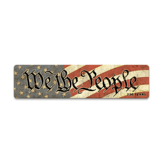 We the People – 250 Years Patriotic Constitution - Souvenirs & Gifts Souvenirs & Gifts Out West Design Wood Magnet (Pack of 12) 5.75" x 1.45"