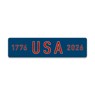 1776 – 2026 USA 250 Years Anniversary - Souvenirs & Gifts Souvenirs & Gifts Out West Design Wood Magnet (Pack of 12) 5.75" x 1.45"