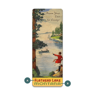 Renew Your Zest for Living - Souvenirs & Gifts Souvenirs & Gifts Meissenburg Designs Wood Magnet (Pack of 12) 1.75" x 4.5"