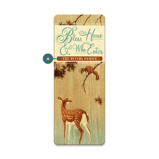 Bless this Home and all Who Enter - Souvenirs & Gifts Souvenirs & Gifts Meissenburg Designs Wood Magnet (Pack of 12) 1.75" x 4.5"