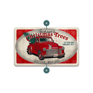Christmas Tree Truck: Personalized - Souvenirs & Gifts Souvenirs & Gifts Meissenburg Designs
