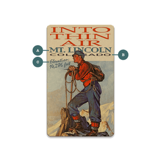 Into Thin Air: Personalized - Souvenirs & Gifts Souvenirs & Gifts Meissenburg Designs Wood Magnet (Pack of 12) 2.25" x 3.75"