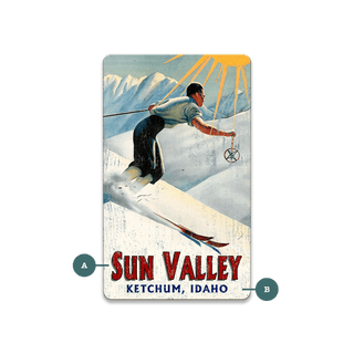 Sun Valley Ski Run: Personalized - Souvenirs & Gifts Souvenirs & Gifts Out West Design