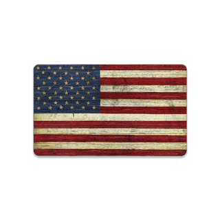 USA Flag: Generic - Souvenirs & Gifts Souvenirs & Gifts Meissenburg Designs Wood Magnet (Pack of 12) 3.75" x 2.25"