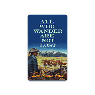 All Who Wander Are Not Lost: Personalized - Souvenirs & Gifts Souvenirs & Gifts Meissenburg Designs Wood Magnet (Pack of 12) 2.25" x 3.75"