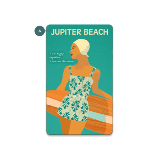 Seaside Style - Souvenirs & Gifts Souvenirs & Gifts Meissenburg Designs Wood Magnet (Pack of 12) 2.25" x 3.75"