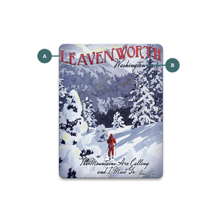 The Mountains are Calling: John Muir - Souvenirs & Gifts Souvenirs & Gifts Meissenburg Designs Wood Magnet (Pack of 12) 2.5" x 3.25"