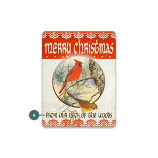 Merry Christmas Cardinals: Personalized - Souvenirs & Gifts Souvenirs & Gifts Meissenburg Designs