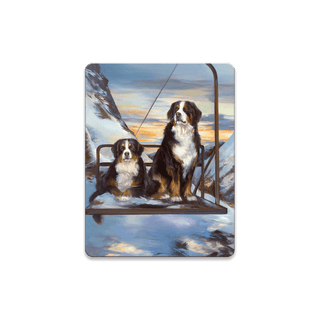 Ski Patrol Bernese Mountain Dogs - Souvenirs & Gifts Souvenirs & Gifts Marilynn Dwyer Mason Wood Magnet (Pack of 12) 2.5" x 3.25"