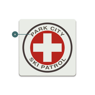 Vintage Ski Patrol Sign - Souvenirs & Gifts Souvenirs & Gifts Meissenburg Designs