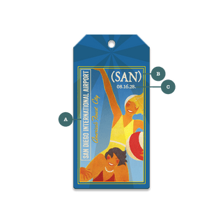 Be Someone's Sunshine: Luggage Tag - Souvenirs & Gifts Souvenirs & Gifts Meissenburg Designs Wood Magnet (Pack of 12) 2.2" x 4.2"
