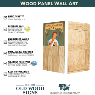 Horse Manoeuvres - Wood & Metal Wall Art Wood & Metal Wall Art Out West Design