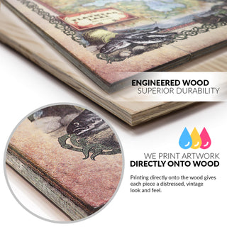 Hunt Beneath the Moon - Wood & Metal Wall Art Wood & Metal Wall Art Shelle Lindholm
