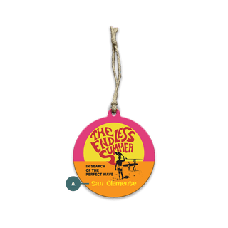 The Endless Summer: San Clemente - Souvenirs & Gifts Souvenirs & Gifts Bruce Brown Films Wood Ornament (Pack of 12) 3.5" Round