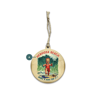 Make a Run For It! - Souvenirs & Gifts Souvenirs & Gifts Meissenburg Designs Wood Ornament (Pack of 12) 3.5" Round