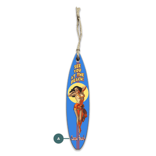 See You at the Beach - Souvenirs & Gifts Souvenirs & Gifts Meissenburg Designs Wood Ornament (Pack of 12) 1.45" x 5.9"
