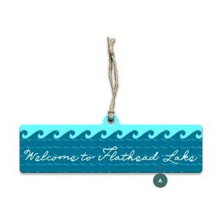 Coastal Waves: Plain - Souvenirs & Gifts Souvenirs & Gifts Meissenburg Designs Wood Ornament (Pack of 12) 6" x 1.6"
