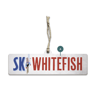 Ski In Style - Souvenirs & Gifts Souvenirs & Gifts Meissenburg Designs Wood Ornament (Pack of 12) 6" x 1.6"