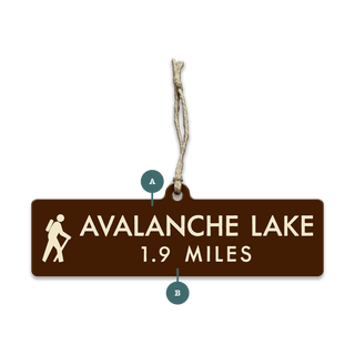 Landmark Hiker Custom Signs: Brown 2 - Souvenirs & Gifts Souvenirs & Gifts Out West Design