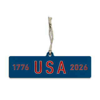 1776 – 2026 USA 250 Years Anniversary - Souvenirs & Gifts Souvenirs & Gifts Out West Design Wood Ornament (Pack of 12) 6" x 1.6"