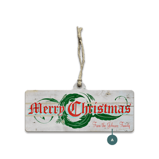 Merry Christmas Sign: Personalized - Souvenirs & Gifts Souvenirs & Gifts Marty Mummert Studio