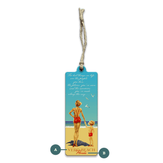 The Best Things in Life - Souvenirs & Gifts Souvenirs & Gifts Meissenburg Designs Wood Ornament (Pack of 12) 2" x 5"