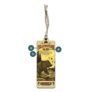 Vintage Grizzly Bear Wall Art - Souvenirs & Gifts