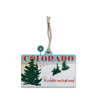 A Better Way to Get Away: Personalized - Souvenirs & Gifts Souvenirs & Gifts Meissenburg Designs Wood Ornament (Pack of 12) 4" x 2.4"