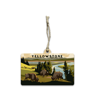 Bison Meadow Yellowstone National Park - Souvenirs & Gifts Souvenirs & Gifts Out West Design