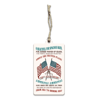 America the Beautiful: 250 Anniversary - Souvenirs & Gifts Souvenirs & Gifts Meissenburg Designs Wood Ornament (Pack of 12) 2.4" x 4"