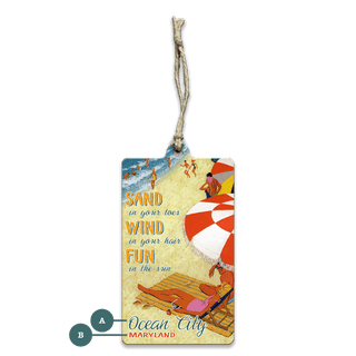 Beach Umbrella: Sand, Wind, and Fun - Souvenirs & Gifts