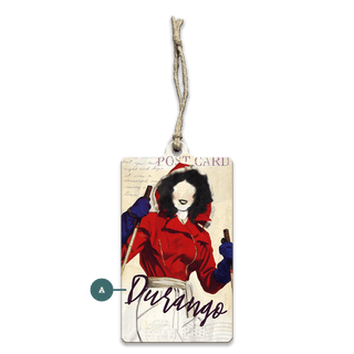 Winter Fashion Postcard: Red Hood: Personalized - Souvenirs & Gifts Souvenirs & Gifts Meissenburg Designs