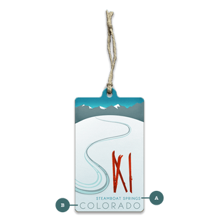 Skis in the Snow - Souvenirs & Gifts Souvenirs & Gifts Meissenburg Designs