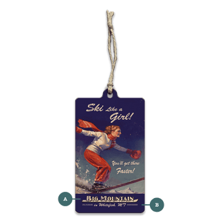 Ski Like a Girl: Personalized - Souvenirs & Gifts Souvenirs & Gifts Out West Design
