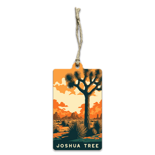Sunset at Joshua Tree: Smooth Finish - Souvenirs & Gifts Souvenirs & Gifts Out West Design Wood Ornament (Pack of 12) 2.4" x 4"