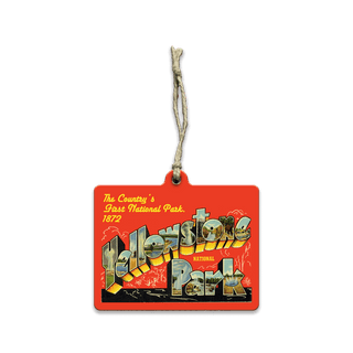 Yellowstone National Park Vintage Travel Sign - Souvenirs & Gifts
