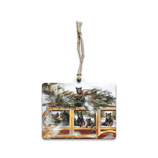 Room at the Top - Souvenirs & Gifts Souvenirs & Gifts Marilynn Dwyer Mason Wood Ornament (Pack of 12) 3.6" x 2.75"