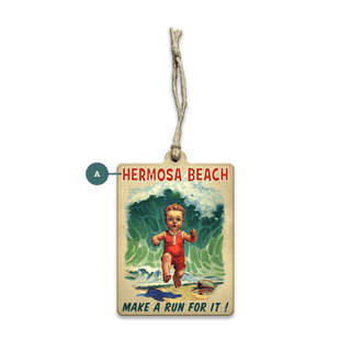 Make a Run For It! - Souvenirs & Gifts Souvenirs & Gifts Meissenburg Designs Wood Ornament (Pack of 12) 2.75" x 3.6"