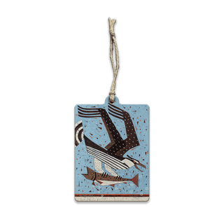 Fishing Hawk - Souvenirs & Gifts Souvenirs & Gifts Shelle Lindholm Wood Ornament (Pack of 12) 2.75" x 3.6"