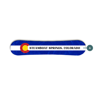 Colorado State Flag - Snowboard Wall Decor