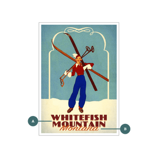 Alpine Glam Girl With Skis - Souvenirs & Gifts Souvenirs & Gifts Meissenburg Designs