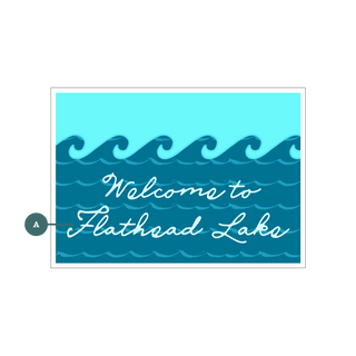 Coastal Waves: Plain - Souvenirs & Gifts Souvenirs & Gifts Meissenburg Designs Postcard (Pack of 48) 6" x 4.25"
