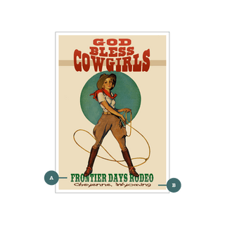 God Bless Cowgirls - Souvenirs & Gifts Souvenirs & Gifts Meissenburg Designs