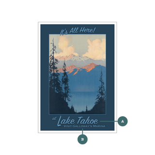 Alpine Lake View: Personalized - Souvenirs & Gifts Souvenirs & Gifts Out West Design