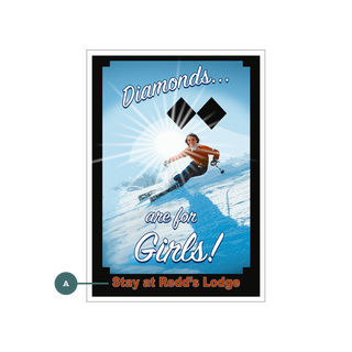 Ski Diamonds: Personalized - Souvenirs & Gifts Souvenirs & Gifts Out West Design
