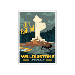 Old Faithful Yellowstone National Park - Souvenirs & Gifts Souvenirs & Gifts Out West Design