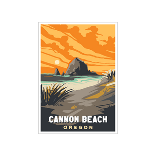 Cannon Beach Sunset - Souvenirs & Gifts Souvenirs & Gifts Out West Design