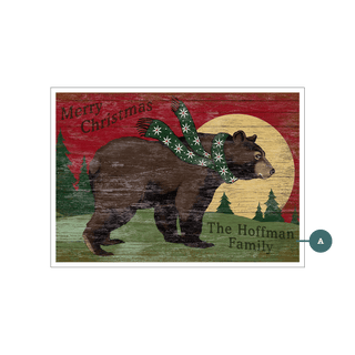 Merry Christmas Bear: Personalized - Souvenirs & Gifts Souvenirs & Gifts Suzanne Nicoll