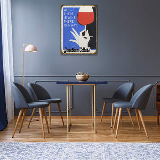 Where There is Wine, There is a Way - Wood & Metal Wall Art Wood & Metal Wall Art Meissenburg Designs